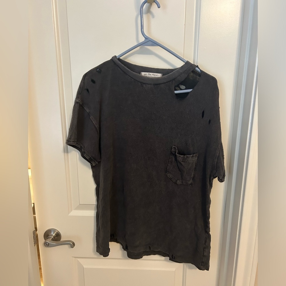 Free People distressed T-shirt